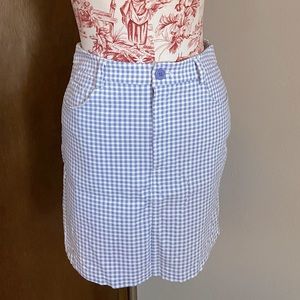 Gingham skirt